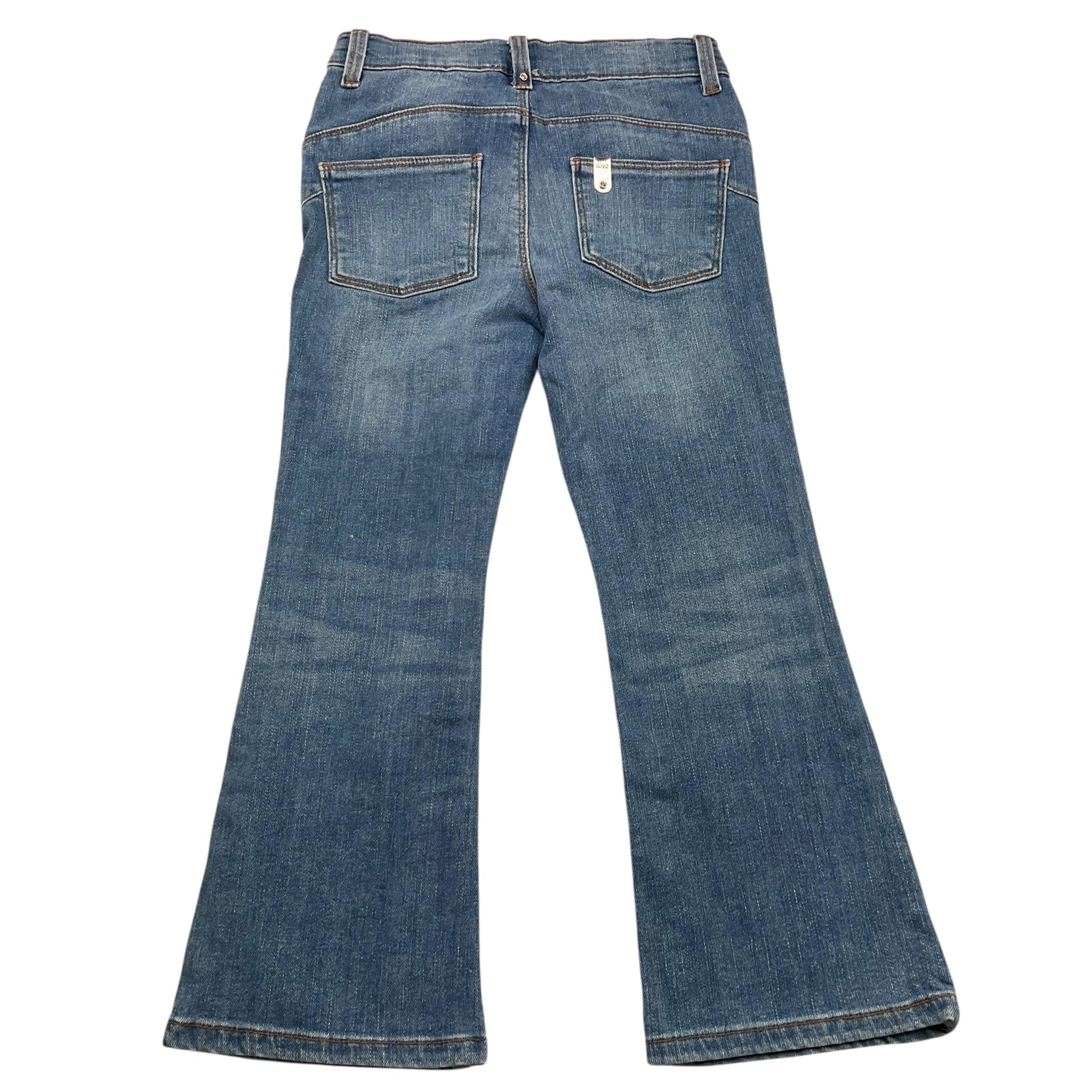 LIU JO jeans tinta unita modello zampa Blu per Bambina KA4056 BLU LIU JO 