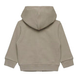 Dsquared2 Felpa Tinta Unita con Zip E Cappuccio per Neonato DQ2863 BEIGE DSQUARED2 
