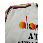 Diadora Felpa Chiusa Girocollo tinta unita con Stampe Panna per Bambino S4DIJBSW012 PANNA DIADORA 