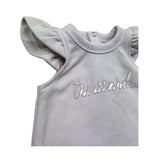 Trussardi Abito Giromanica Tinta Unita con Logo per Neonata TIP26021VE ROSA TRUSSARDI 