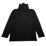 PAOLO PECORA shirt tinta unita collo alto Nero per Bambino PP3430 NERO PAOLO PECORA 