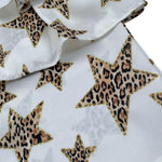 Relish Camicia Tinta Unita con Fantasia Stelle per Bambina 18656 PANNA RELISH 