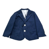 Emanuel Pris Giacca Tinta Unita Fantasia A Righe per Bambino EGC1126B BLU EMANUEL PRIS 