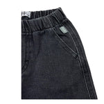 IL GUFO jeans tinta unit con elastico in vita Nero per Neonato A24PL427J0048NX NERO IL GUFO 