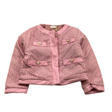 MONO STAR giacca tinta unita con bottoni Rosa per Neonata XW19008 ROSA MONO STAR 