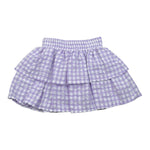 Magil Gonna Bicolore con Fantasia A Quadri per Bambina HN24134 BIANCO/LILLA MAGIL 