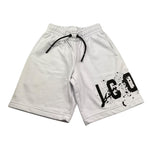 Icon Bermuda In Felpa Tinta Unita con Logo per Bambino IBSW00523 BIANCO ICON 