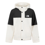 The North Face Giubbino Bicolore con Cappuccio per Bambino NF0A8B80QLI BIANCO/NERO THE NORTH FACE 