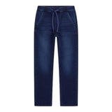 Guess Jeans Tinta Unita con Elastico In Vita per Bambino L5RA14D5FQ0 BLU GUESS 