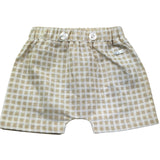 Le Bebe Bermuda Fantasia Quadretti per Neonato LBB5292 GIALLO LE BEBE 