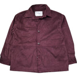 Paolo Pecora Giacca Tinta Unita Scamosciata per Bambino PP4184 BORDEAUX PAOLO PECORA 