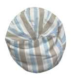 Ninnaoh Cappello Tinta Unita con Fantasia A Righe per Neonato E25CA208 BIANCO NINNAOH 