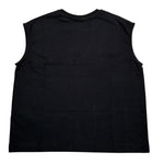 Yes London Canotta Girocollo Tinta Unita con Logo per Bambino JR2138M NERO YES LONDON 