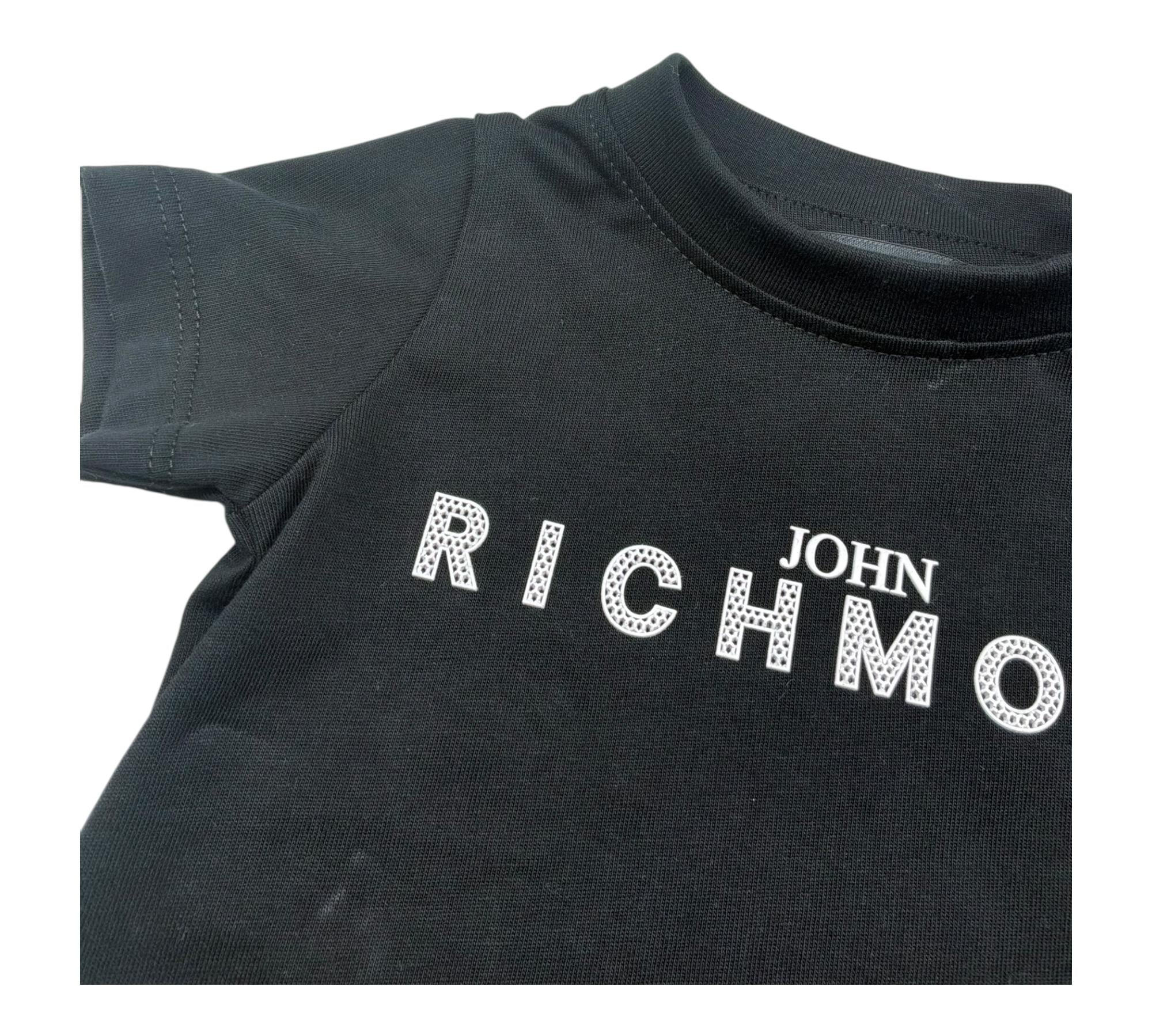 John Richmond Completo 2 Pezzi Canotta-Bermuda Tinta Unita per Neonato RIP26006CJ NERO JOHN RICHMOND 