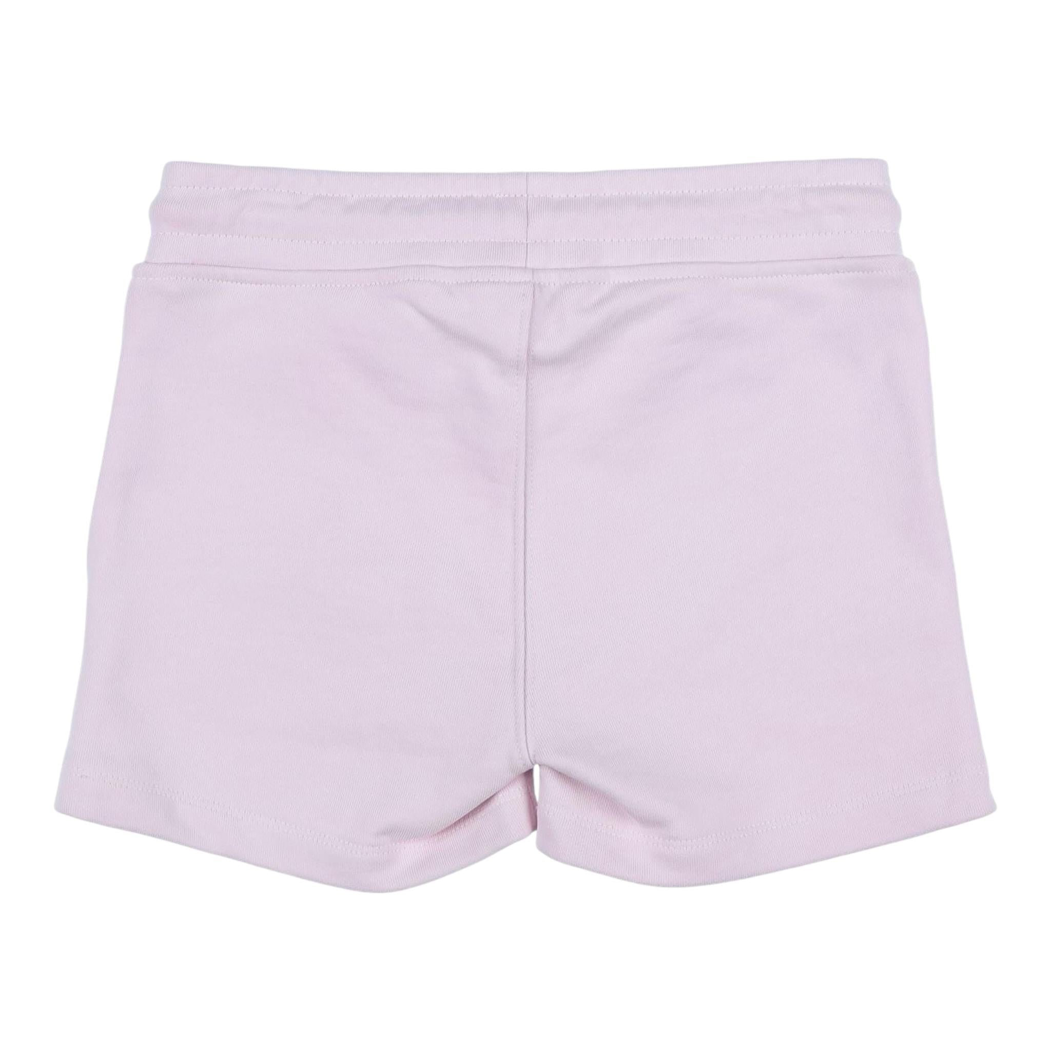 K-Way Short Tuta tinta unita con Logo Rosa per Bambina K8I1287W ROSA K-WAY 
