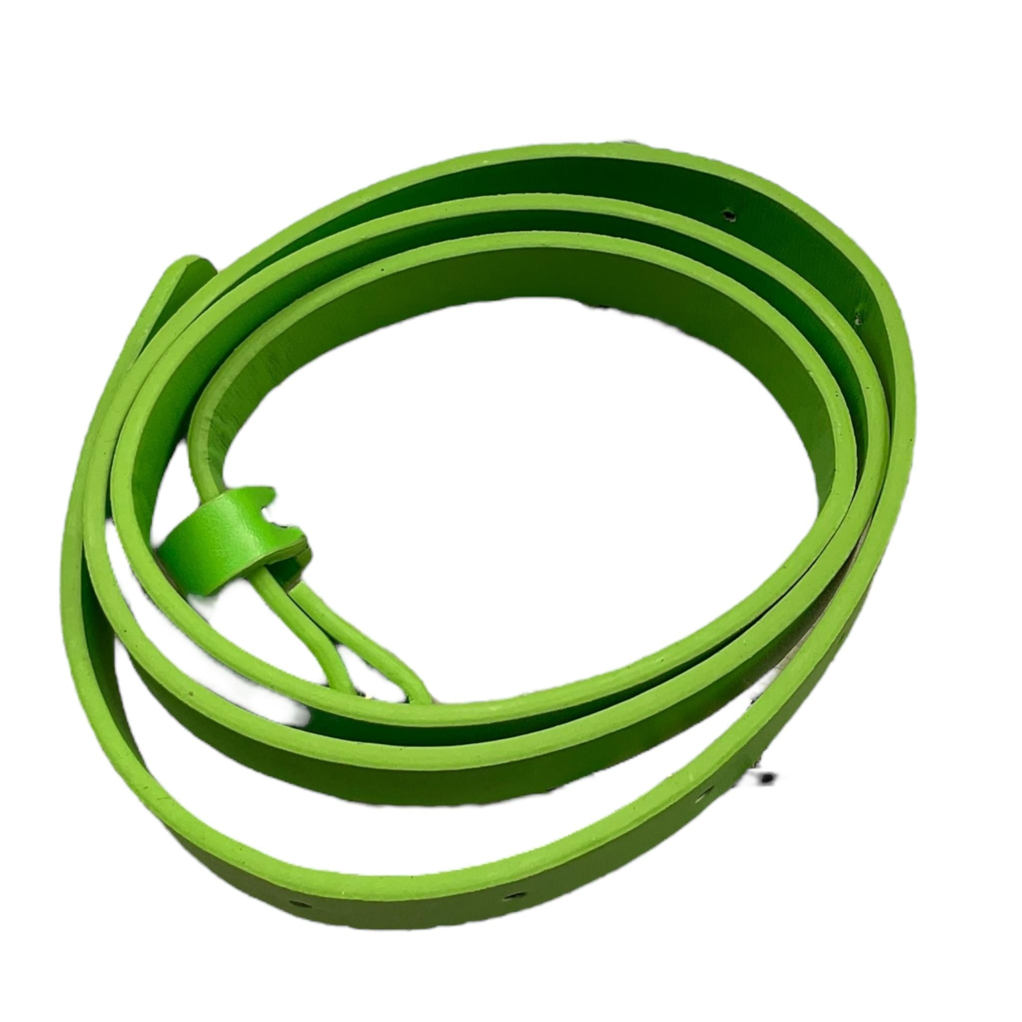 Met Cintura Tinta Unita per Bambina ME191 VERDE MET 