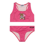 Moschino Costume 2 Pezzi Top-Mutandina Tinta Unita per Bambina HAL00P FUXIA MOSCHINO 