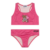 Moschino Costume 2 Pezzi Top-Mutandina Tinta Unita per Bambina HAL00P FUXIA MOSCHINO 