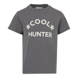 DOU DOU t-shirt girocollo tinta unita con stampa in contrasto Grigio per Bambino DV8P31 GRIGIO DOU DOU 