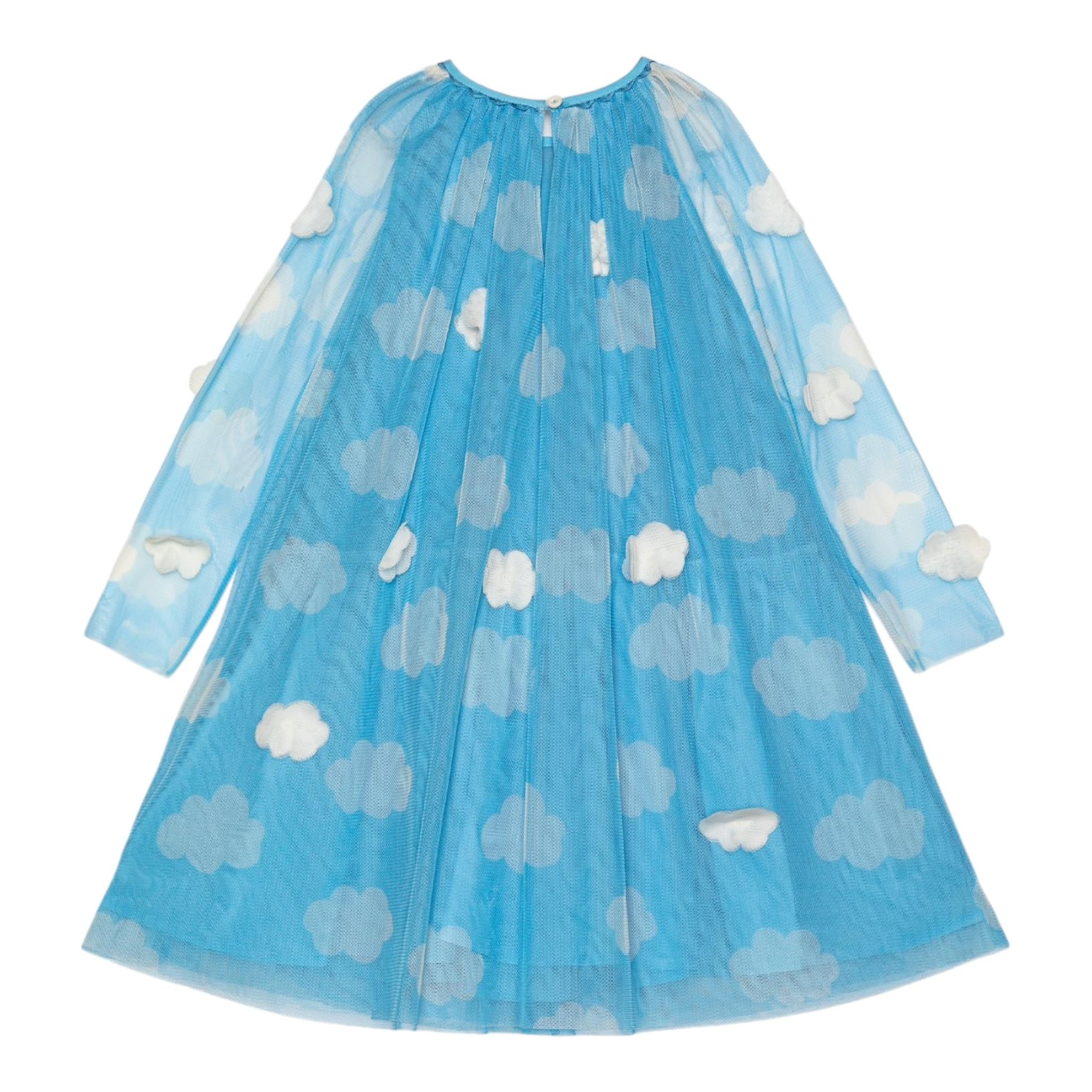 Stella Mccartney Abito Manica Lunga Tinta Unita per Neonata TV1110 AZZURRO STELLA McCARTNEY 