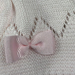Bimbalo' Cappello tinta unita con Ricami Rosa per Neonata 7579 ROSA BIMBALO' 