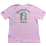 Saint Barth T-Shirt Girocollo Tinta Unita con Stampa per Bambina FLYNN ROSA SAINT BARTH 