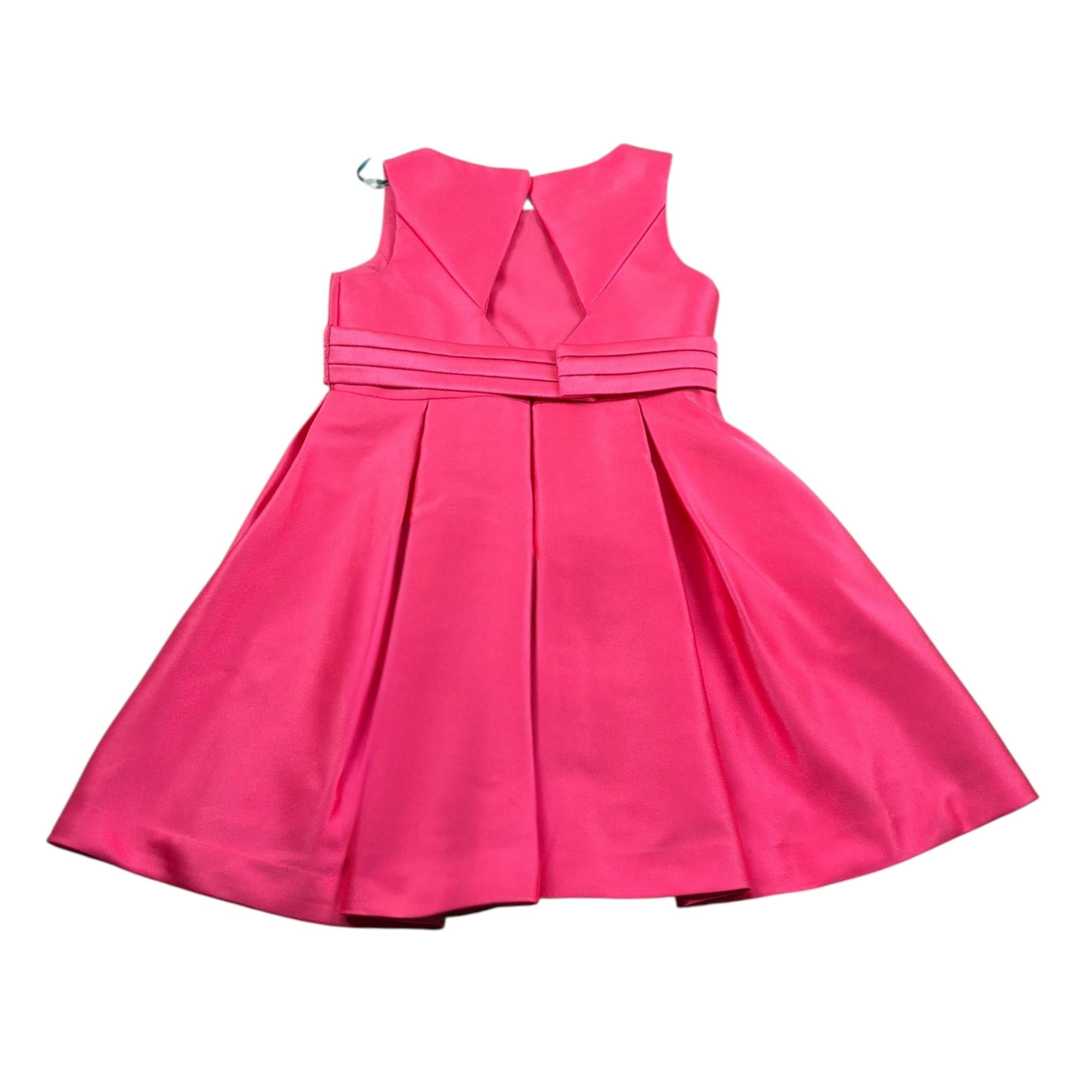 Abel & Lula Abito Cerimonia tinta unita Giromanica Rosa per Bambina 5061 ROSA ABEL & LULA 