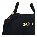 Gaelle Canotta Tinta Unita con Logo per Bambina 2746M00105 NERO GAELLE 