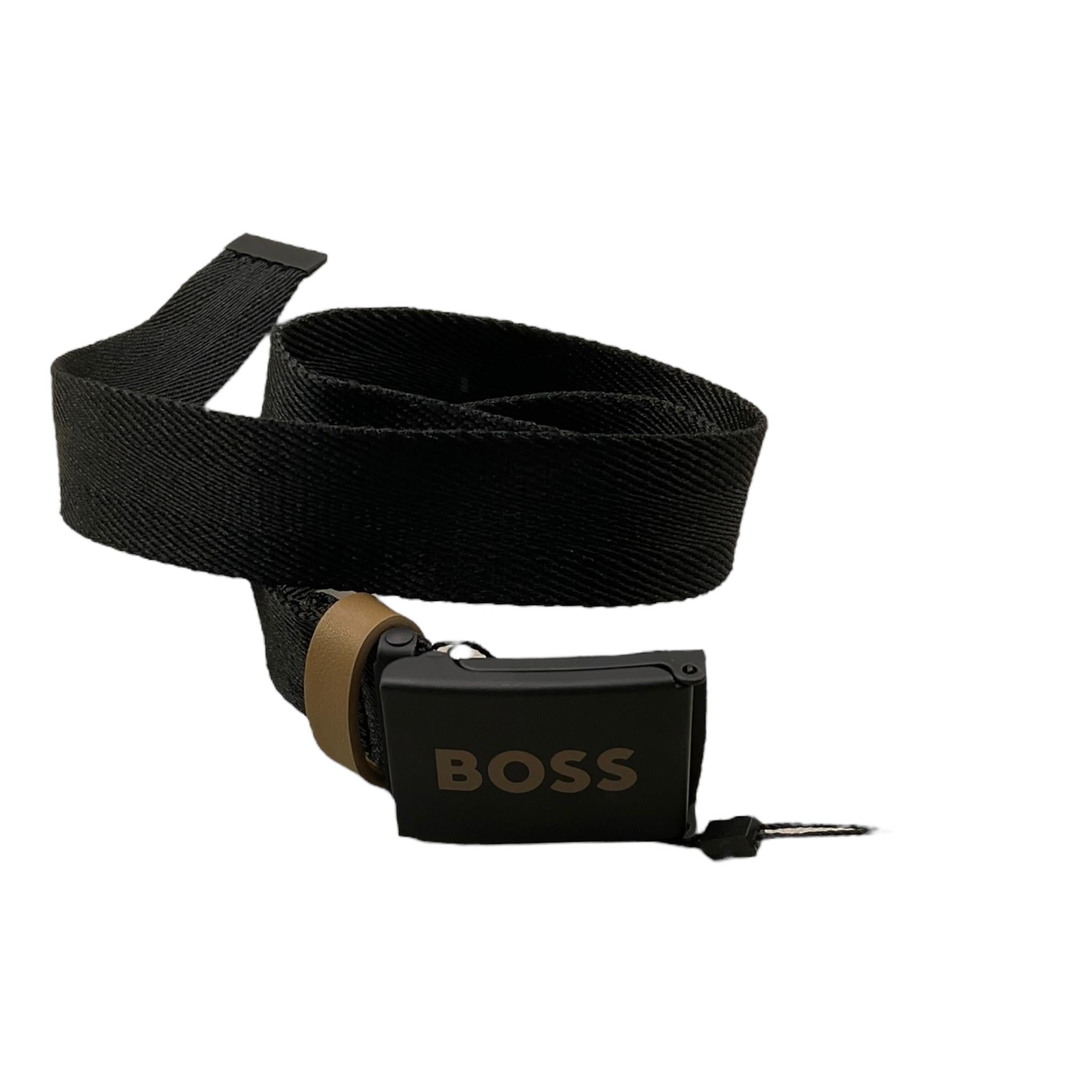 Boss Cintura Tinta Unita con Logo per Bambino J51736 BLU BOSS 