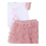 Twinset Cmpleto 2 Pezzi T-Shirt-Gonna Bicolore per Neonata 251GJ2QS2 BIANCO/ROSA TWINSET 