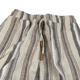 Manuel Ritz Pantalone Fantasia A Righe con Elastico In Vitaa Biege per Bambino MR3047 BEIGE MANUEL RITZ 