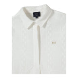 Fay Camicia Tinta Unita Traforata per Bambino FW5A20 BIANCO FAY 