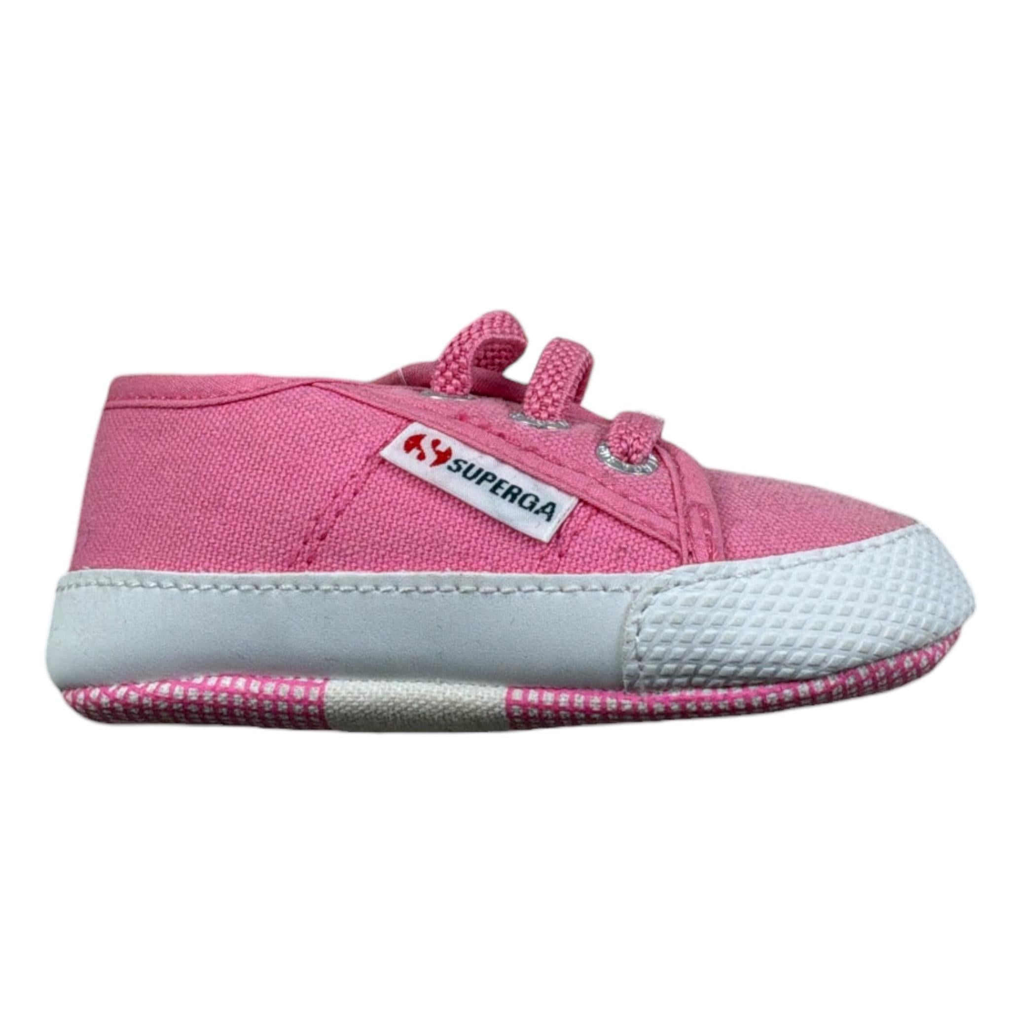 Superga Sneakers tinta unita con Lacci Rosa per Neonata S1116JW ROSA SUPERGA 