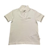 Boss Polo Mezza Manica Tinta Unita per Bambino J52015 BIANCO BOSS 