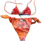 Mefui Costume 2 Pezzi Triangolo-Slip Tinta Unita per Bambina MJ250600X32 ARANCIONE MEFUI 