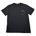 Disclaimer T-Shirt Girocollo Tinta Unita con Taschino per Bambino 25EDK58460 NERO DISCLAIMER 