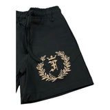 Frwrd Clothing Bermuda Tinta Unita con Elastico In Vita per Neonato KB008 NERO FRWRD CLOTHING 