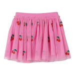 Stella Mccartney Gonna Tinta Unita con Stampa per Bambina TW7B01 ROSA STELLA McCARTNEY 