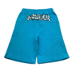 Disclaimer Bermuda In Tuta Tinta Unita con Logo per Bambino 25EDK58405 AZZURRO DISCLAIMER 