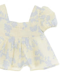 Elisabetta Franchi Top Tinta Unita con Fantasia per Bambina EGCA043J GIALLO ELISABETTA FRANCHI 