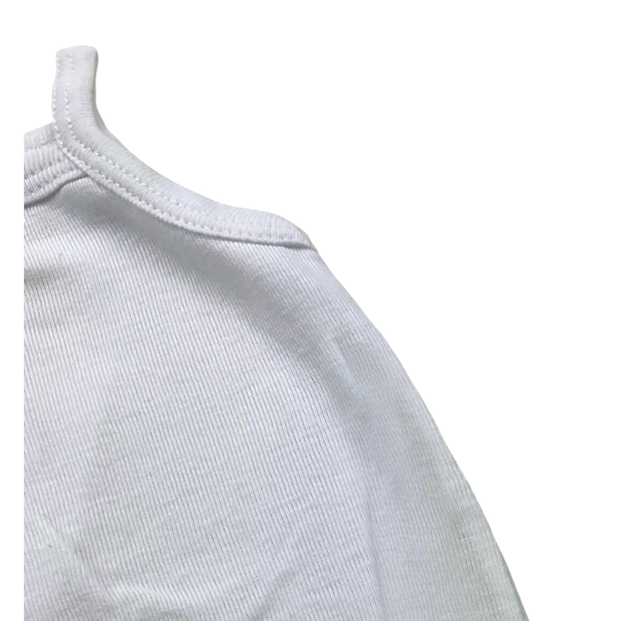 ALICE PI body tinta unita a bretelline Bianco per Neonata BYL11 BIANCO ALICE PI 