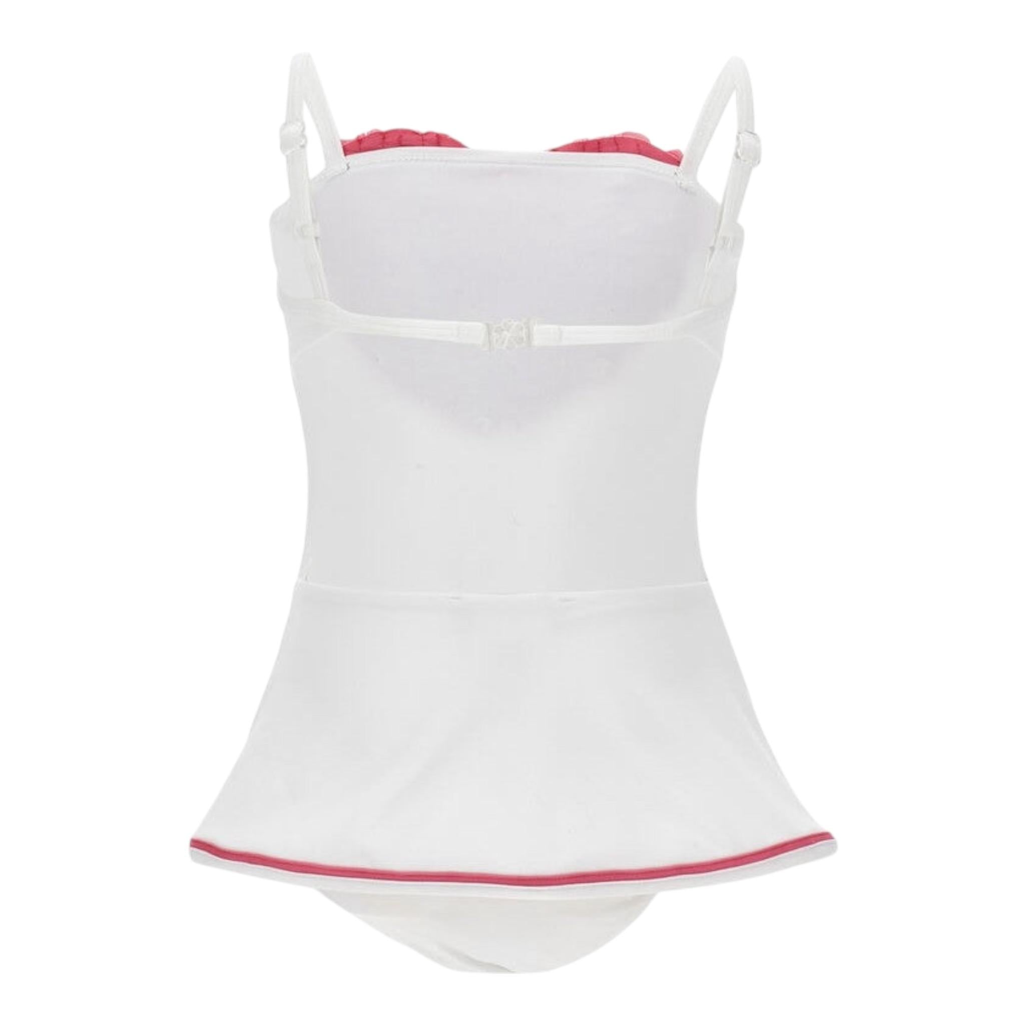 Monnalisa Canotta Tinta Unita con Stampa per Neonata 19E066N BIANCO MONNALISA 