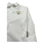 Just Cavalli Camicia Manica Lunga Tinta Unita con Ricamo per Bambina JGP26172CA BIANCO JUST CAVALLI 