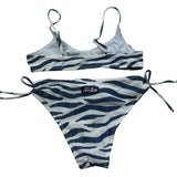 Saint Barth Costume 2 Pezzi Fascia-Mutandina per Bambina PALOMAA BLU SAINT BARTH 