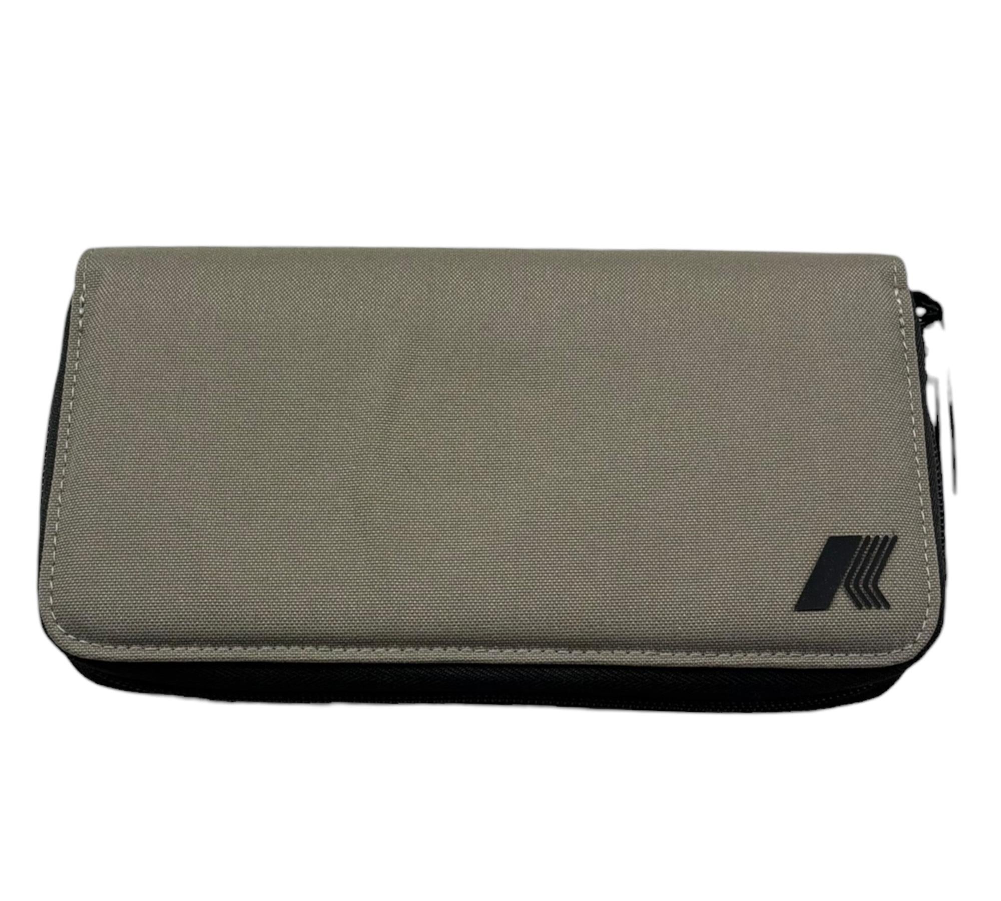 K-Way Portafoglio Tinta Unita con Logo per Bambino K3136QW VERDE K-WAY 