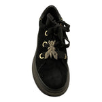 PATRIZIA PEPE sneakers tinta unita lacci e applicazione Nero per Bambina PPJ885 NERO PATRIZIA PEPE 