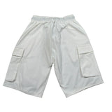 Numbers Bermuda Tinta Unita con Elastico In Vita per Bambino PA122 BIANCO NUMBERS 