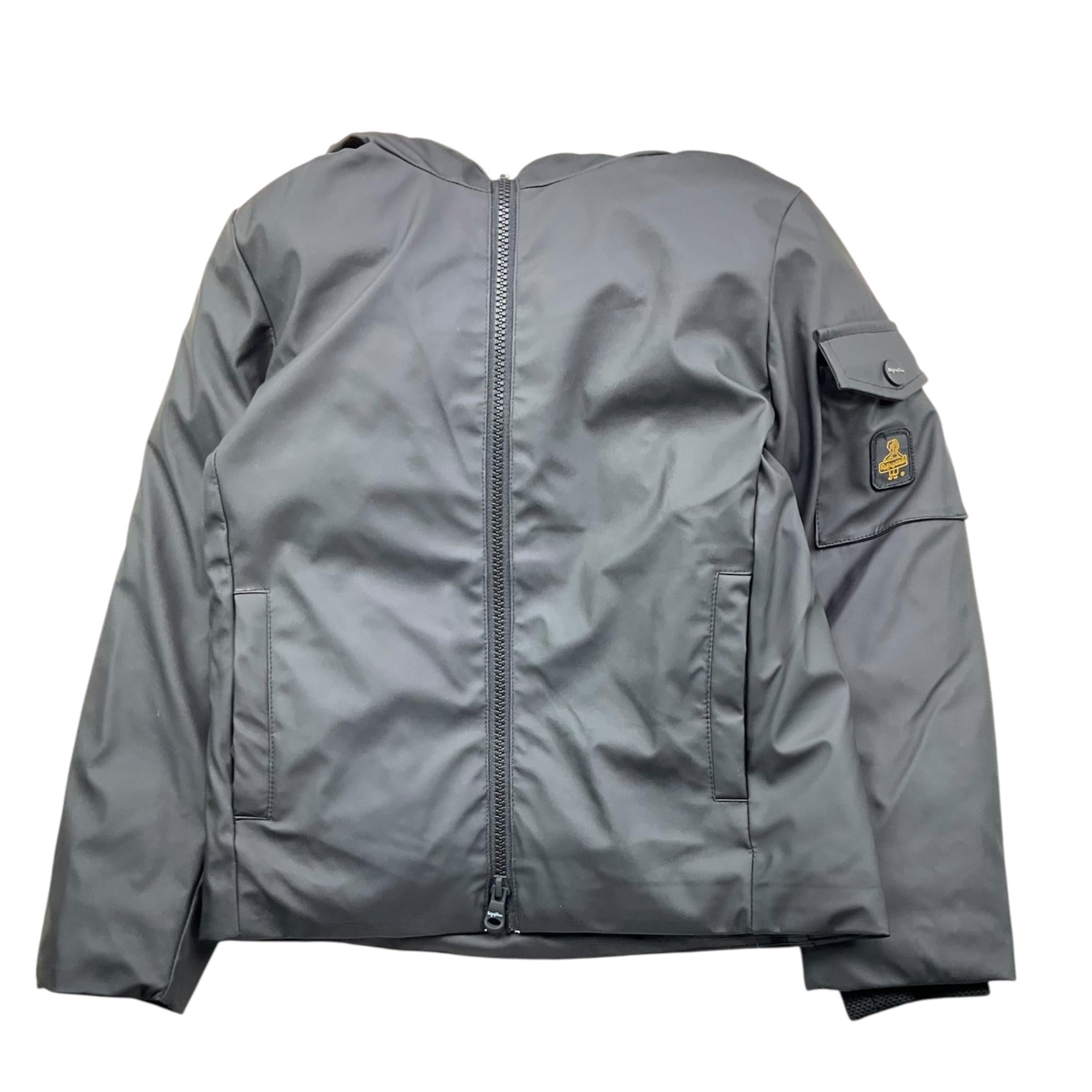 REFRIGIWEAR giubbino tinta unita con zip e cappuccio Nero per Bambino SJSJ NERO REFRIGIWEAR 