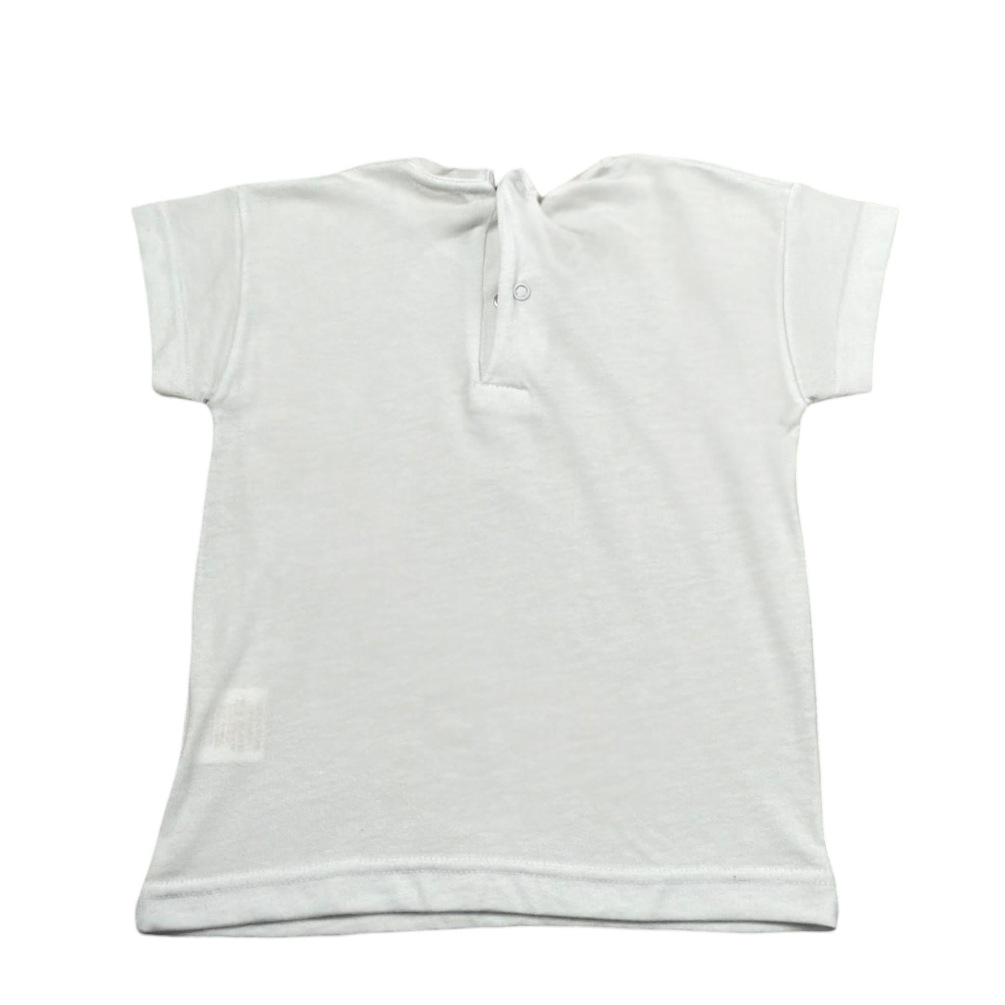 Babyvip T-Shirt Girocollo Tinta Unita per Neonato EHEH BIANCO BABYVIP 