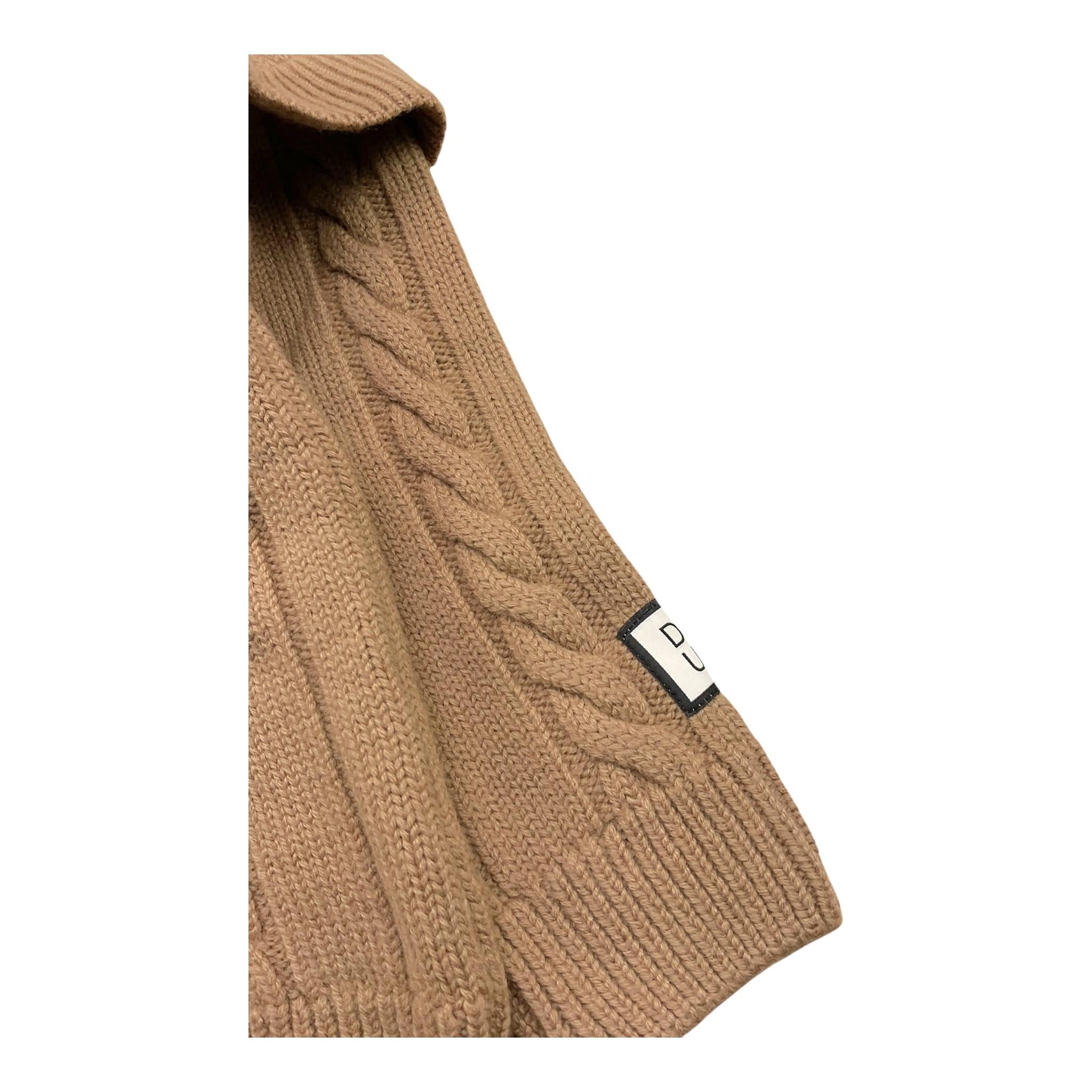 DOU DOU maglia tinta unita con balze Marrone per Bambina DV9A20 MARRONE DOU DOU 